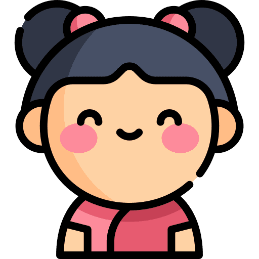Girl oriental people user icon