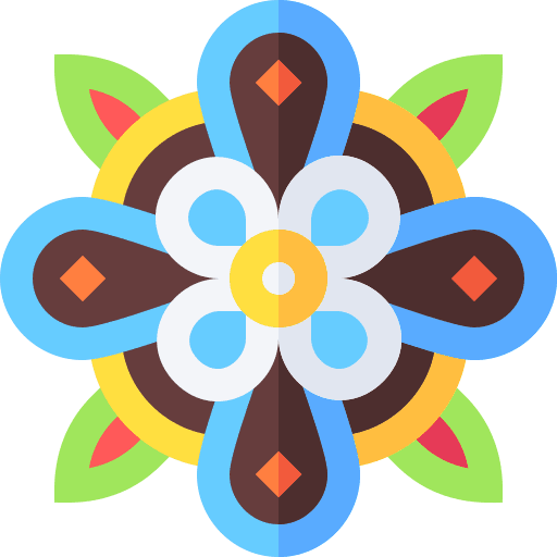 Mandala meditation spiritual flower icon Mandala meditation spiritual flower icon