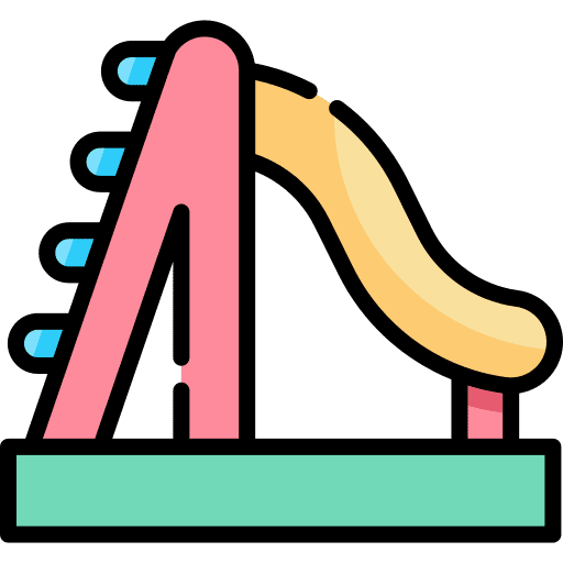 Slide playground amusement park slide icon Slide playground amusement park slide icon