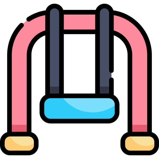Swing kid and baby playtime children icon Swing kid and baby playtime children icon