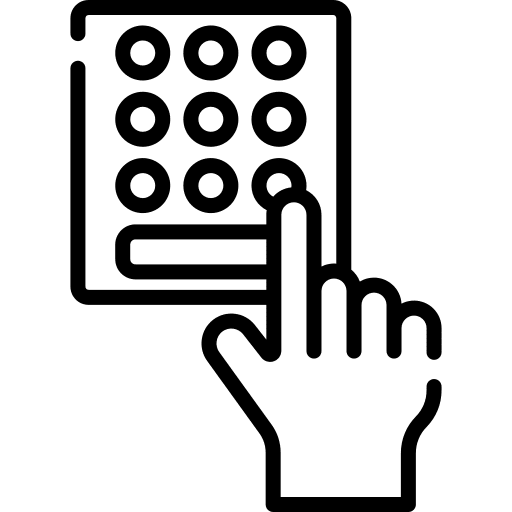 Dial pad phone dial buttons icon