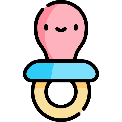 Pacifier nipple baby dummy icon Pacifier nipple baby dummy icon
