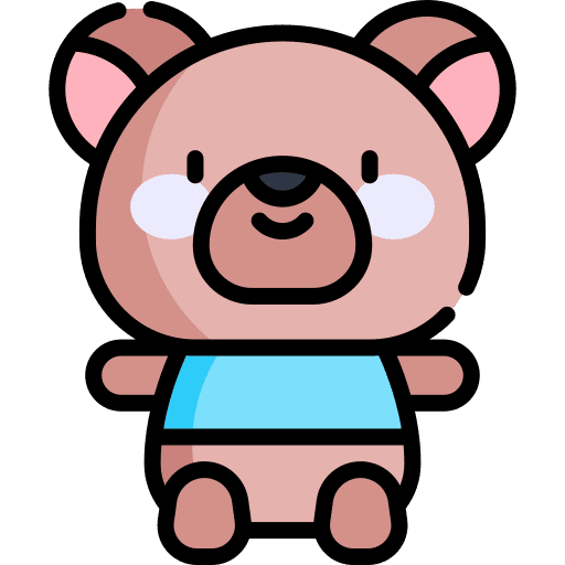 Teddy bear kid and baby animals animal icon Teddy bear kid and baby animals animal icon