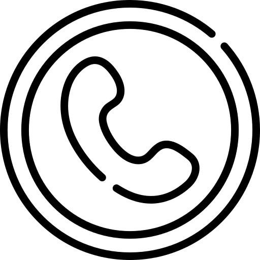 Call phone receiver circle phone telephone call icon Call phone receiver circle phone telephone call icon