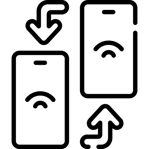Connect smartphone electronics connect icon Connect smartphone electronics connect icon
