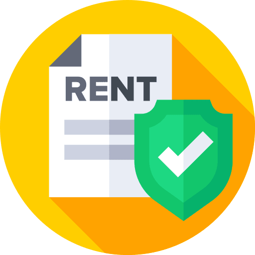 Insurance real estate shield check icon