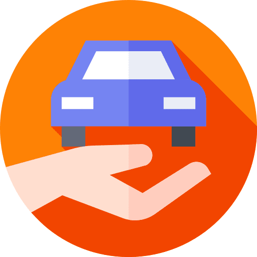 Promoting vehicle car sales car icon