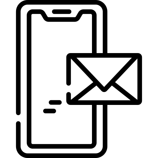 Send mail smartphone communications send mail icon Send mail smartphone communications send mail icon