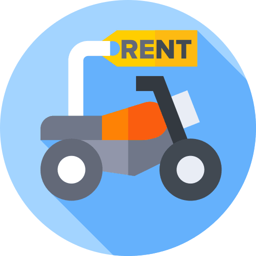 Motorcycle transportation motorcycle rental icon Motorcycle transportation motorcycle rental icon