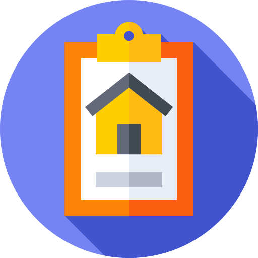 Real estate house real estate clipboard icon Real estate house real estate clipboard icon