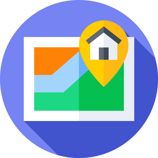 Real estate map location placeholder pin icon Real estate map location placeholder pin icon