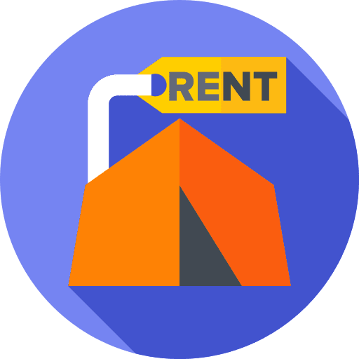 Rent signaling commercial commerce icon Rent signaling commercial commerce icon