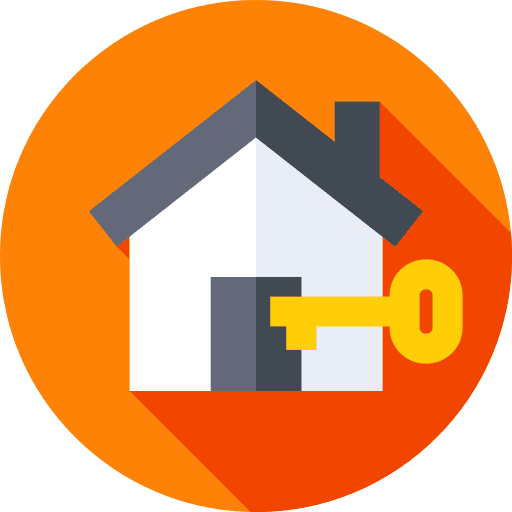 House real estate building key icon House real estate building key icon