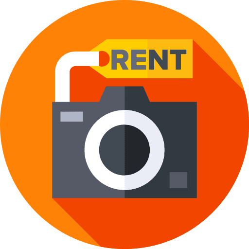 Rent camera photography signs icon Rent camera photography signs icon