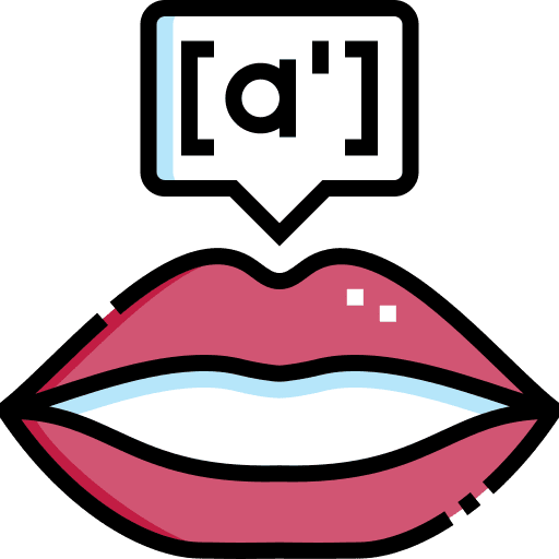 Mouth language voice mouth icon