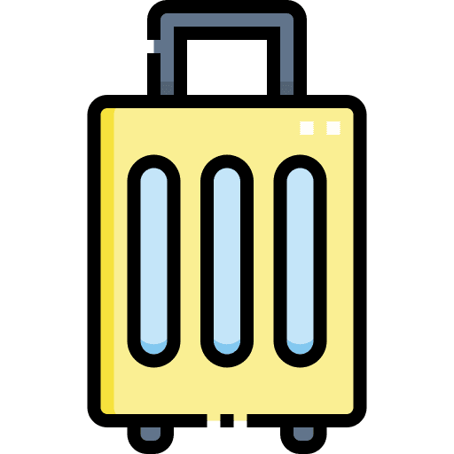 Travel bag luggage trolley bag baggage icon