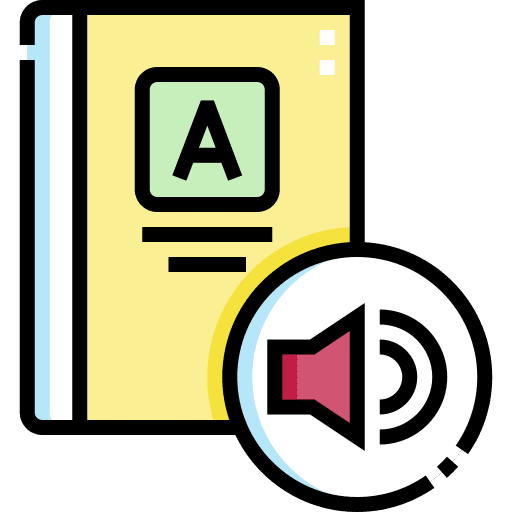 Audiobook study music music and multimedia icon Audiobook study music music and multimedia icon
