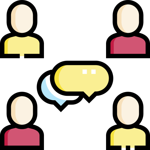 Group user team conversation icon Group user team conversation icon