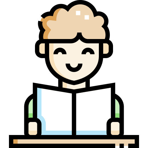 Reading boy reading book icon Reading boy reading book icon