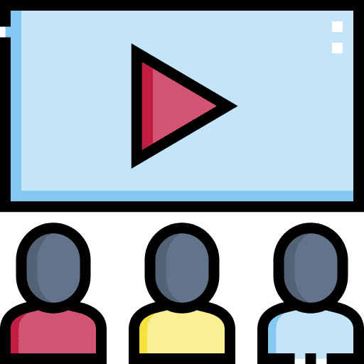 Streaming target audience streaming icon Streaming target audience streaming icon