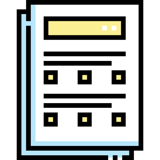 Test document files and folders testing icon Test document files and folders testing icon