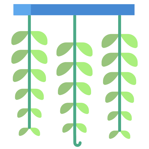 Plant green indoor plants farming and gardening icon