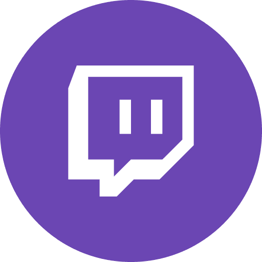 Twitch brand twitch social network icon