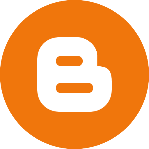 Blogger logotype social media blog icon
