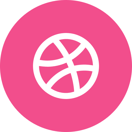 Dribble web basketball network icon