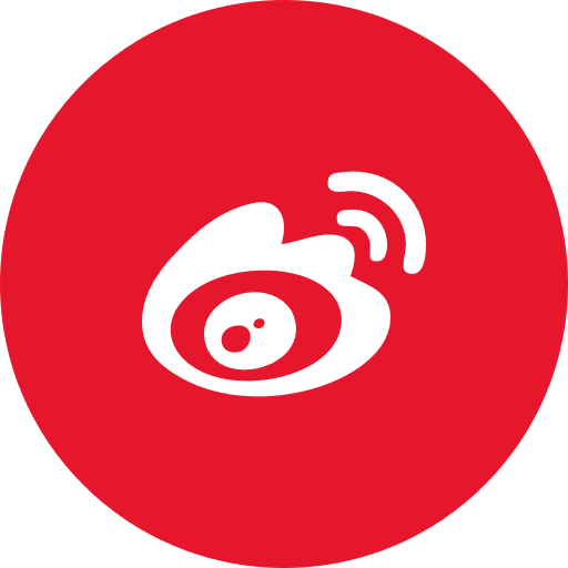 Sina weibo social badge logo logotype icon