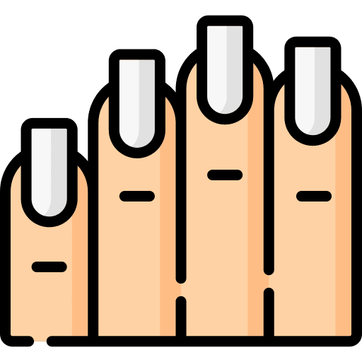Finger healthcare and medical body part hand icon Finger healthcare and medical body part hand icon