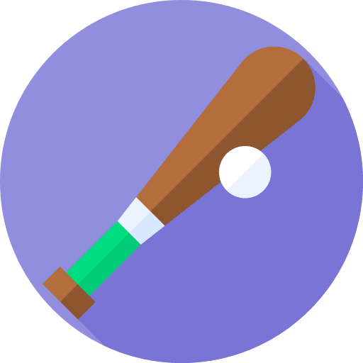 Baseball baseball bat ball icon Baseball baseball bat ball icon