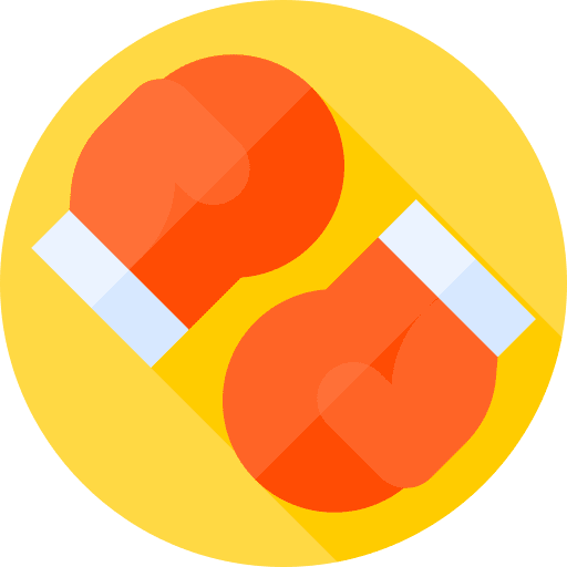 Boxing glove sports and competition fight punch icon Boxing glove sports and competition fight punch icon