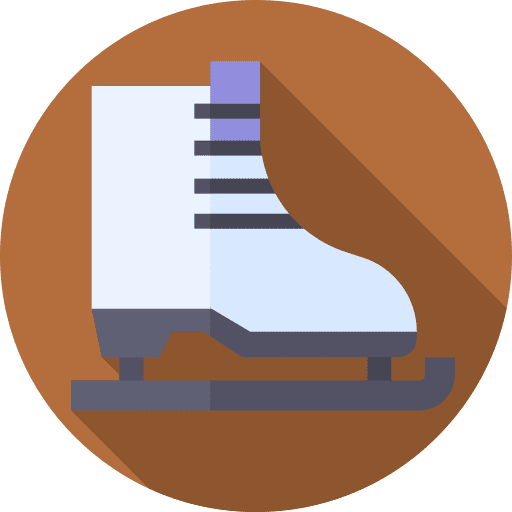 Ice skate ice sports winter sports and competition icon Ice skate ice sports winter sports and competition icon
