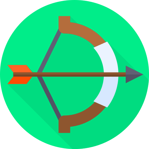 Archery archery bushcraft sports and competition icon Archery archery bushcraft sports and competition icon