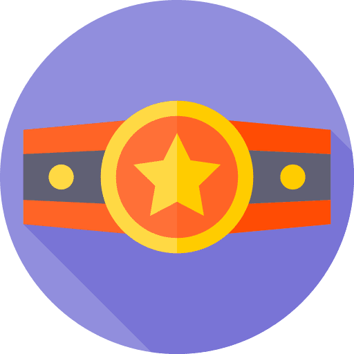 Champion belt prize star champion belt icon Champion belt prize star champion belt icon