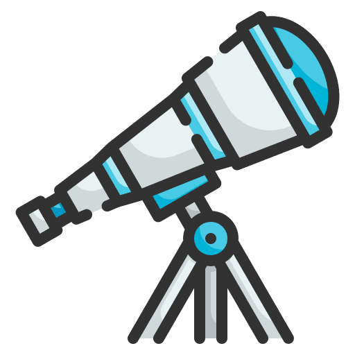 Telescope pirate nautical astronomy icon Telescope pirate nautical astronomy icon
