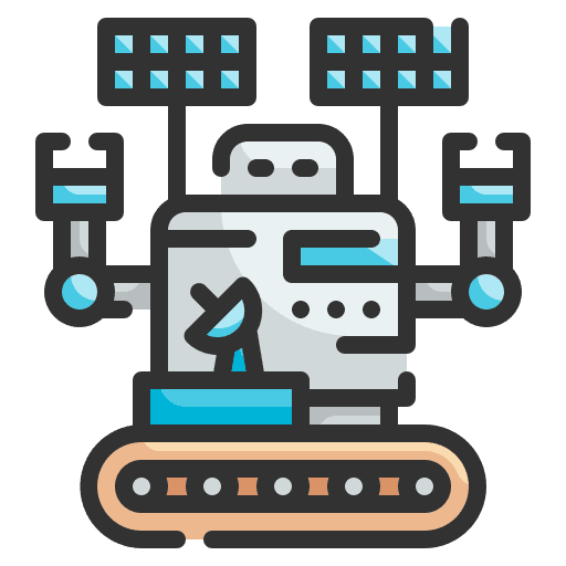 Robot control technology automation icon Robot control technology automation icon