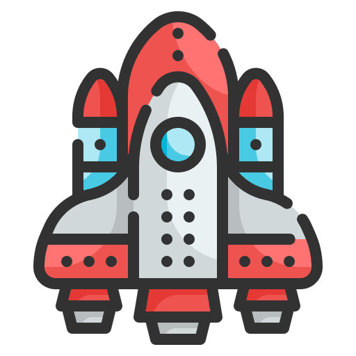 Space shuttle rocket transportation space shuttle icon Space shuttle rocket transportation space shuttle icon