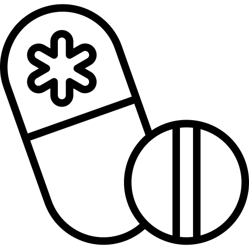 Pills healthcare and medical medicine capsules icon