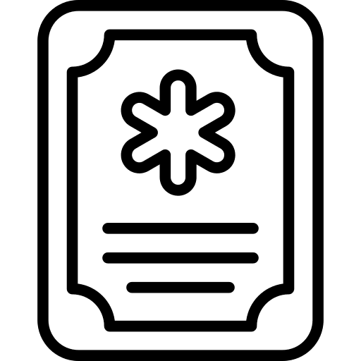 Medical book healthcare and medical insurance health icon