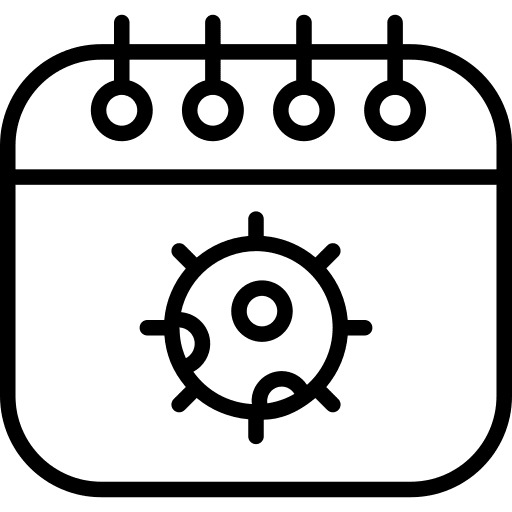 Calendar doctor stethoscope date icon