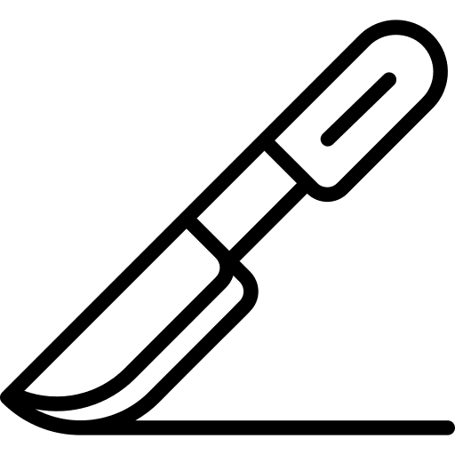 Surgical knife hospital surgical knife report icon