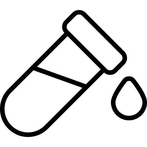 Test tube chemical bacterium flask icon