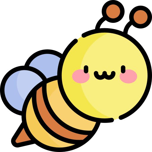 Bee bug zoology insect icon Bee bug zoology insect icon
