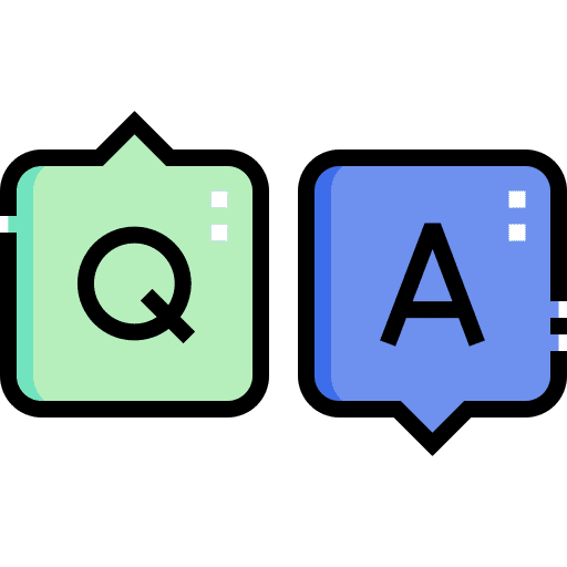 Question a faq answer icon