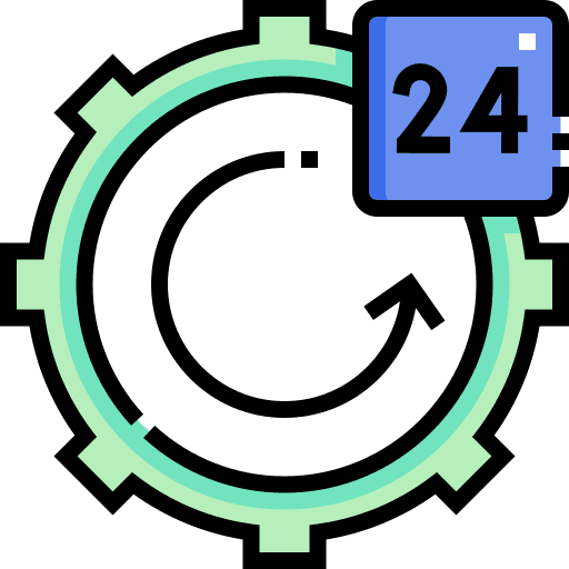 24 hours support communications customer service gear icon 24 hours support communications customer service gear icon