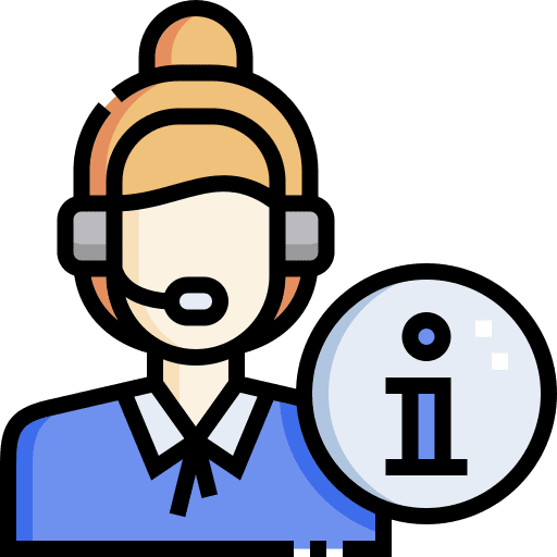 Call center agent blonde support avatar icon Call center agent blonde support avatar icon