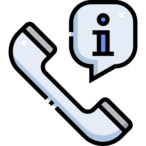 Call center agent information customer service info icon Call center agent information customer service info icon