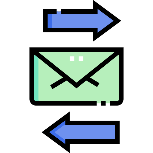 Exchange mails communications envelope exchange mails icon Exchange mails communications envelope exchange mails icon